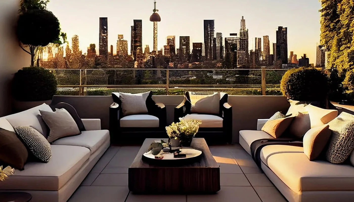 Luxury living room interior
